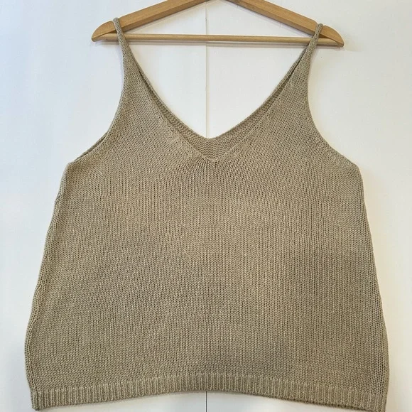 H&M Taupe Knit Tank Top - Picture 4 of 7